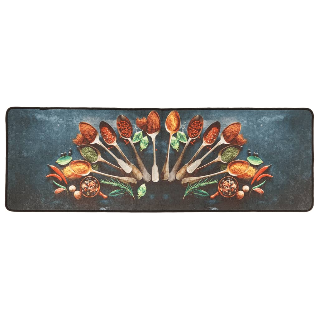 Tapis de cuisine vidaXL Multicolore 60x180 cm Lavable Antidérapant