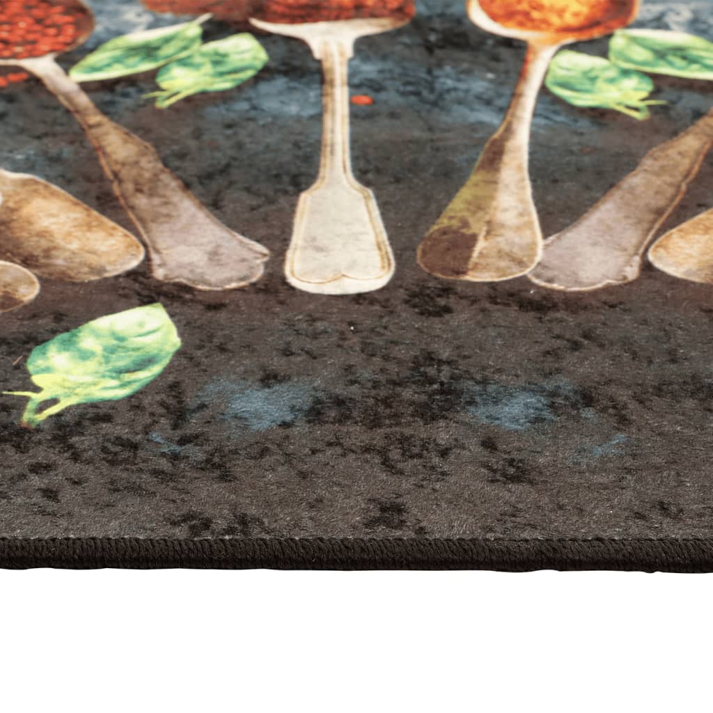 Tapis de cuisine vidaXL Multicolore 60x180 cm Lavable Antidérapant