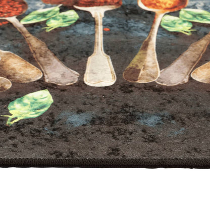 Tapis de cuisine vidaXL Multicolore 60x180 cm Lavable Antidérapant