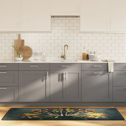 Tapis de cuisine vidaXL Multicolore 60x180 cm Lavable Antidérapant