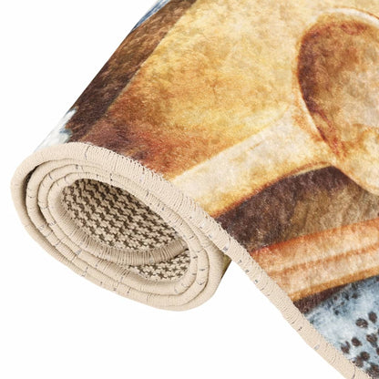 Tapis de cuisine vidaXL Multicolore 60x180 cm Lavable Antidérapant