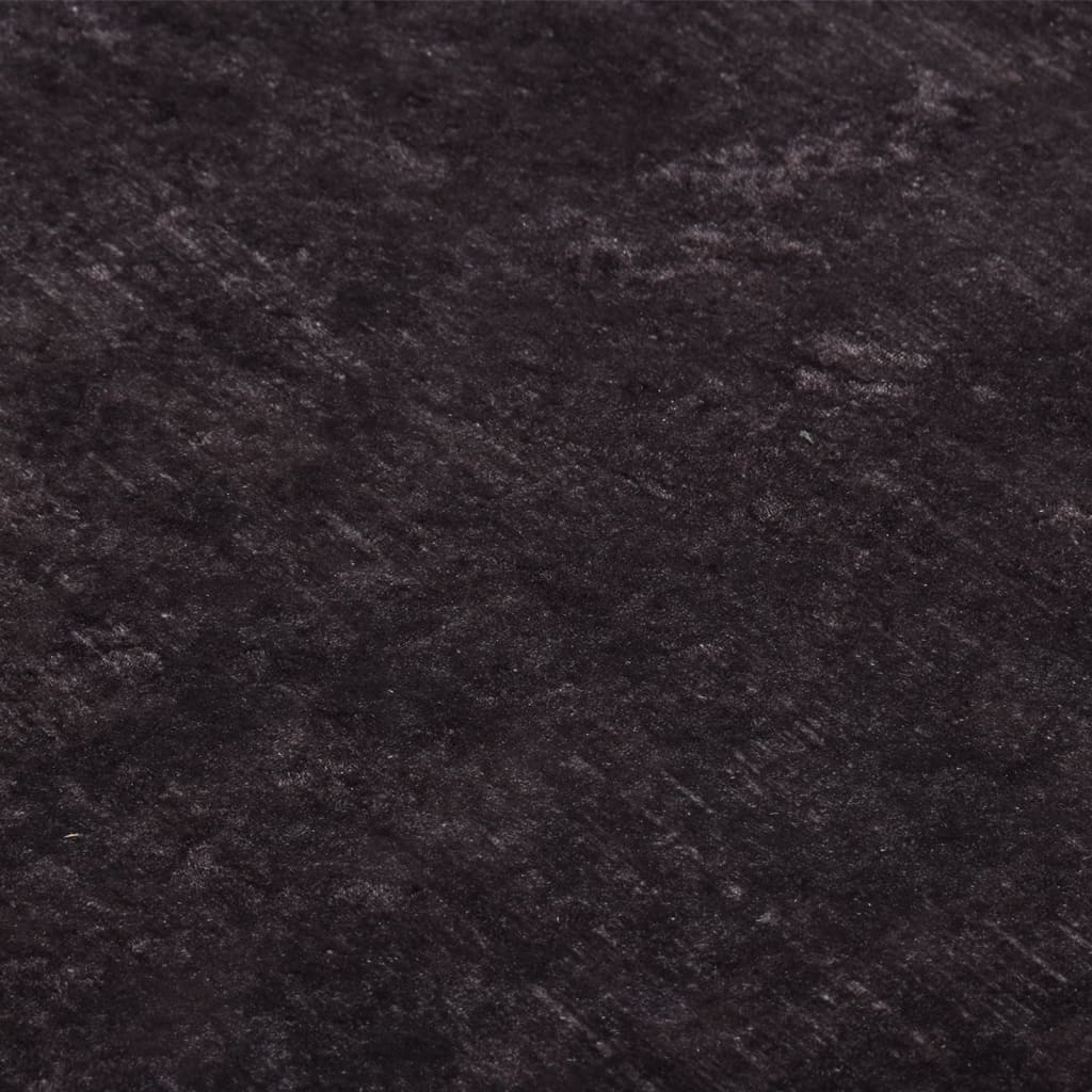vidaXL Tapis Lavable Noir et Doré 400x300 cm Antidérapant