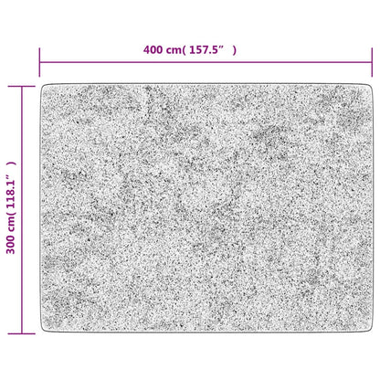 vidaXL Tapis lavable multicolore 400x300 cm Antidérapant