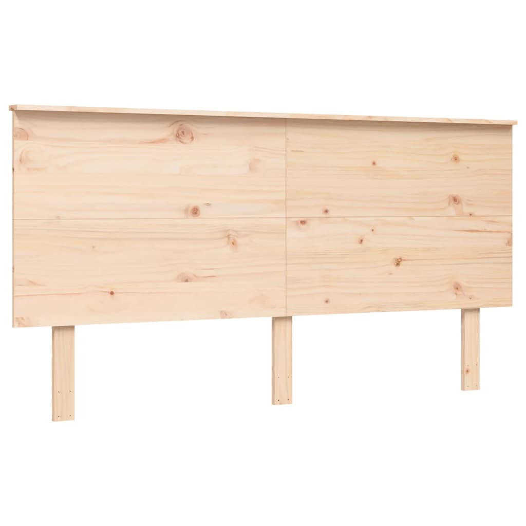 vidaXL Massivholzbett ohne Matratze 160x200 cm Kiefernholz