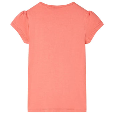 Kinder-T-Shirt Korallenrosa 92