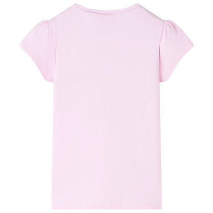 Kinder-T-Shirt Hellrosa 128