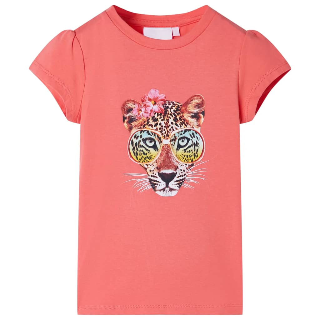 T-shirt enfant rose corail 116