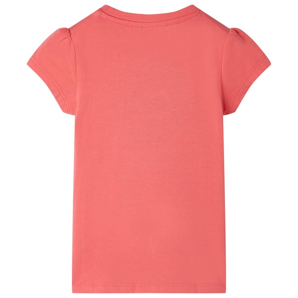 T-shirt enfant rose corail 116