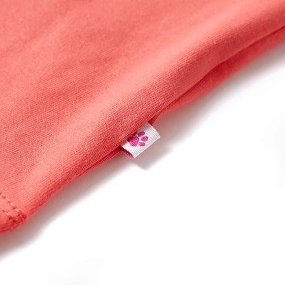 T-shirt enfant rose corail 116