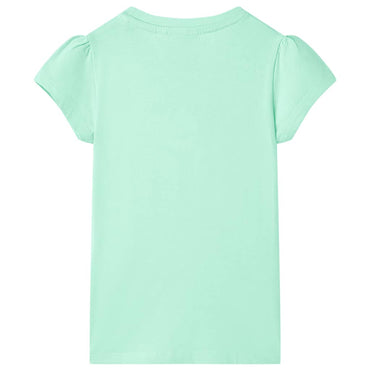 Kinder-T-Shirt Knallgrün 116