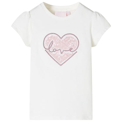 T-shirt enfant écru 116