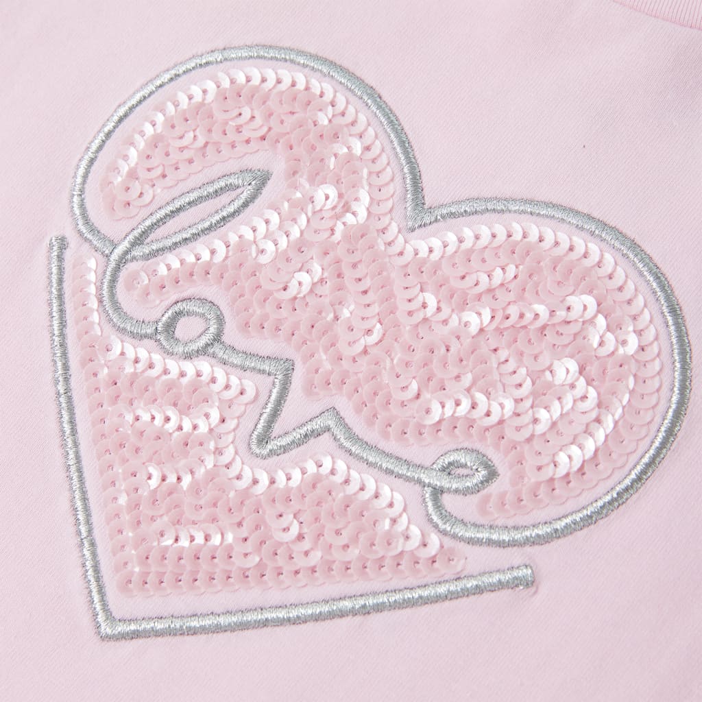 Kinder-T-Shirt Hellrosa 116