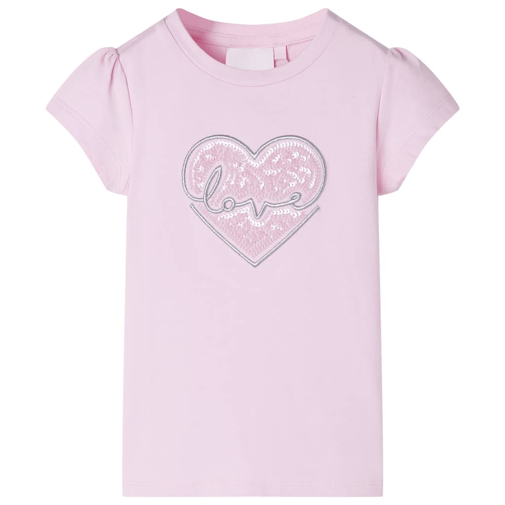 T-shirt enfant rose clair 128