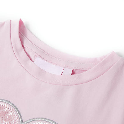 T-shirt enfant rose clair 128