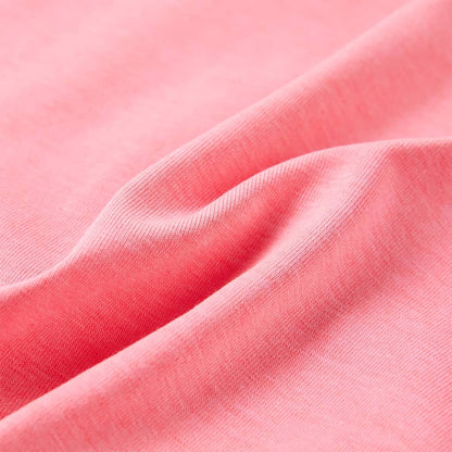 Kinder-T-Shirt Neonrosa 128