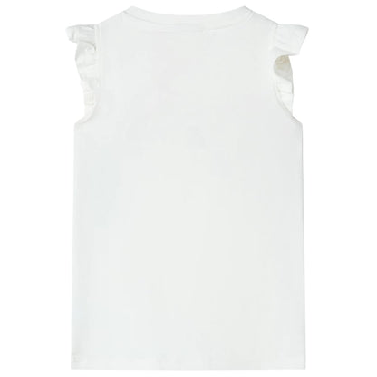 Kinder-T-Shirt Ecru 140