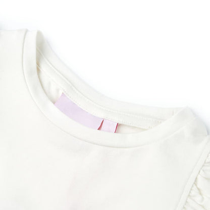 Kinder-T-Shirt Ecru 140
