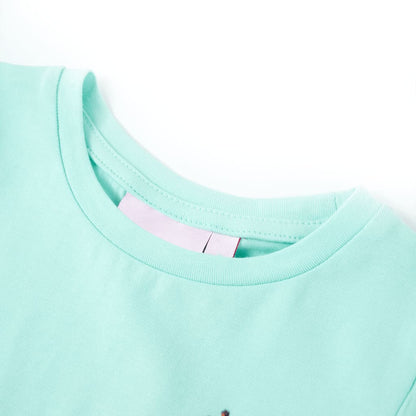 Kinder-T-Shirt Hellblau 128