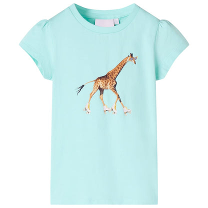 Kinder-T-Shirt Hellblau 140
