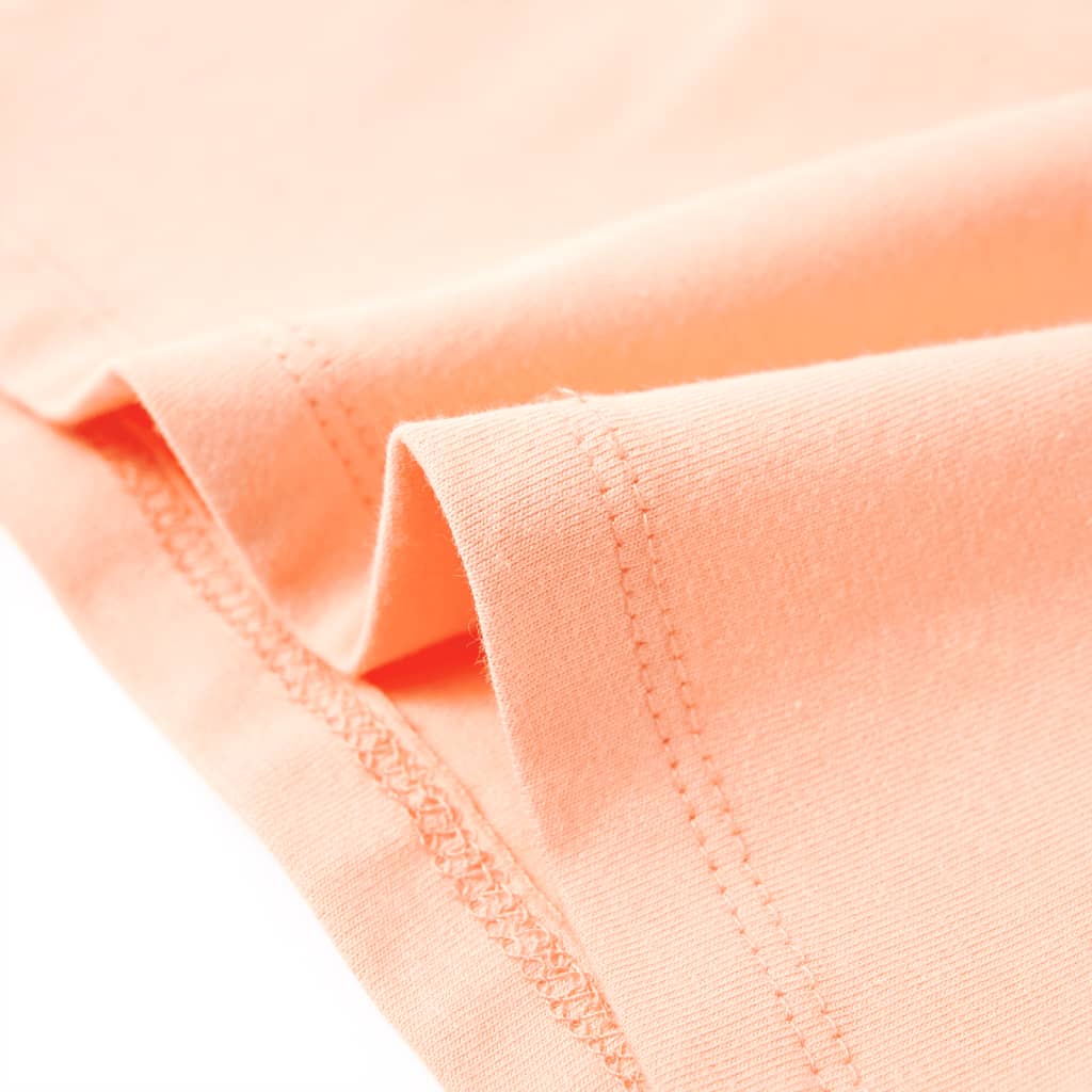 Kinder-T-Shirt Hellorange 128