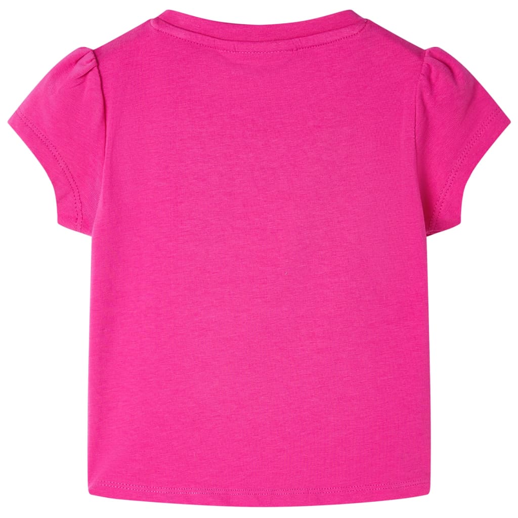 T-shirt enfant rose foncé 128