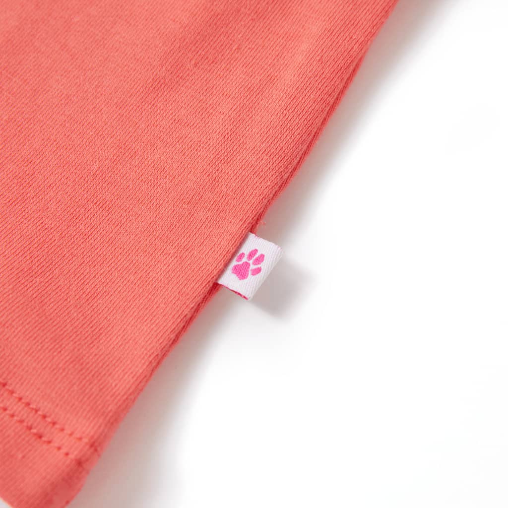 Débardeur enfant rose corail 128