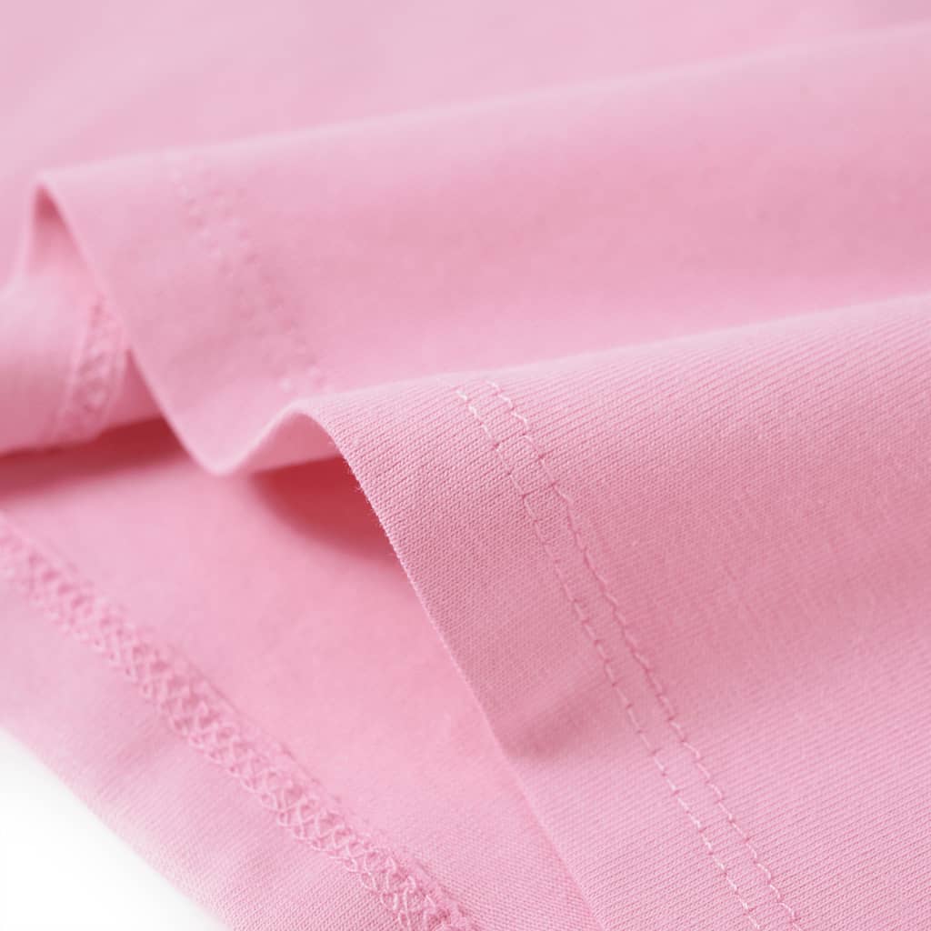 Kinder-Kurzarmshirt Hellrosa 140