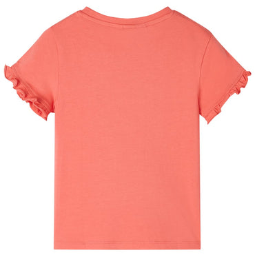 Kinder-Kurzarmshirt Korallenrosa 104