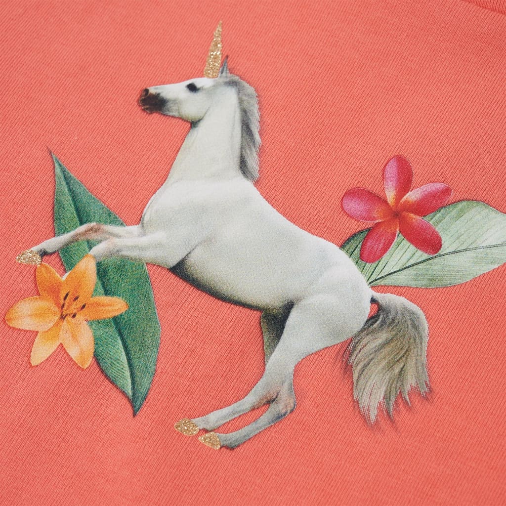 Kinder-Kurzarmshirt Korallenrosa 104