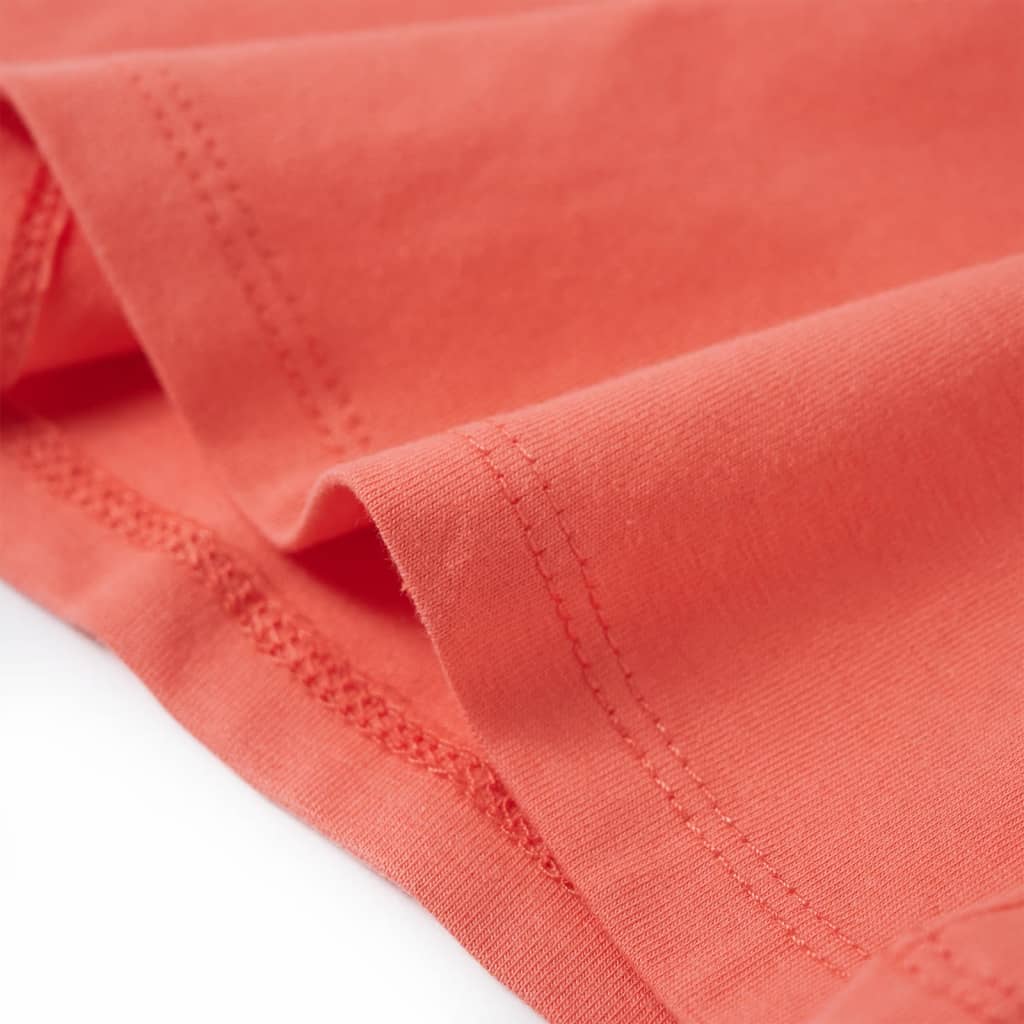 Kinder-Kurzarmshirt Korallenrosa 104