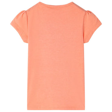 Kinder-T-Shirt Neonorange 104