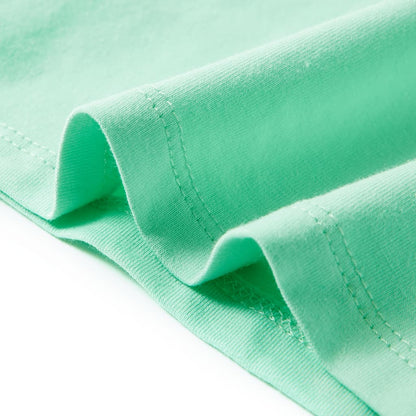 Kinder-T-Shirt Knallgrün 116