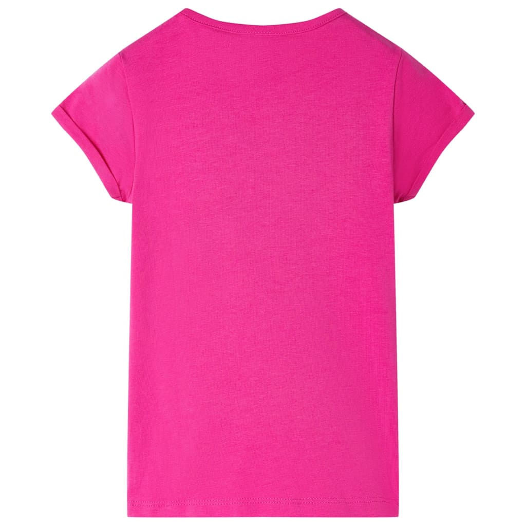 T-shirt enfant rose foncé 92