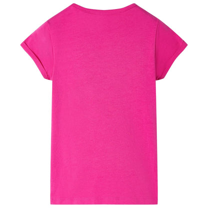 T-shirt enfant rose foncé 92