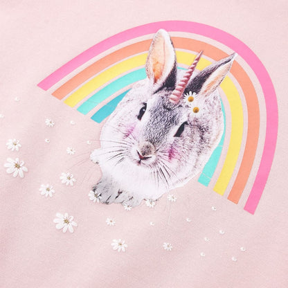 Sweat-shirt Enfant Rose clair 92