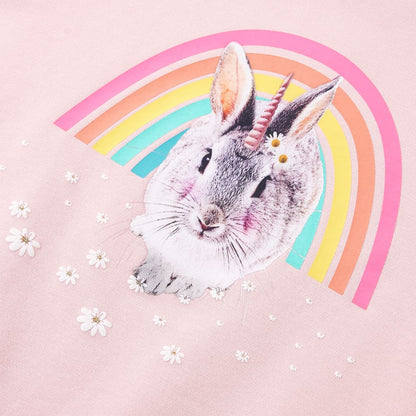 Kinder-Sweatshirt Hellrosa 116