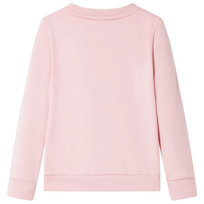 Kinder-Sweatshirt Hellrosa 128