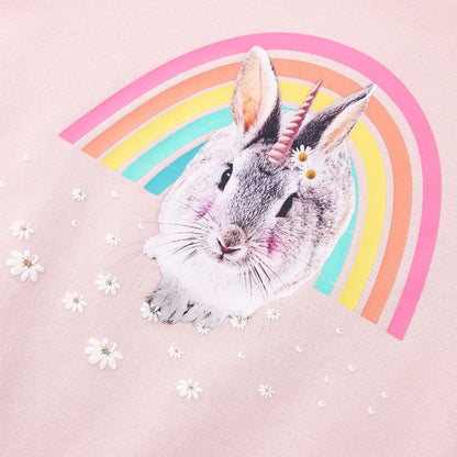 Kinder-Sweatshirt Hellrosa 128