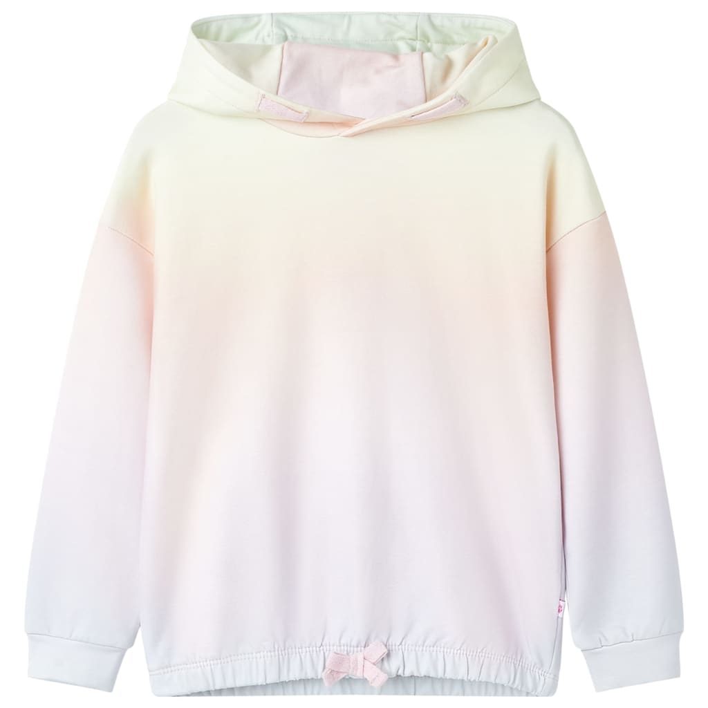 Sweat à capuche enfant blanc 140