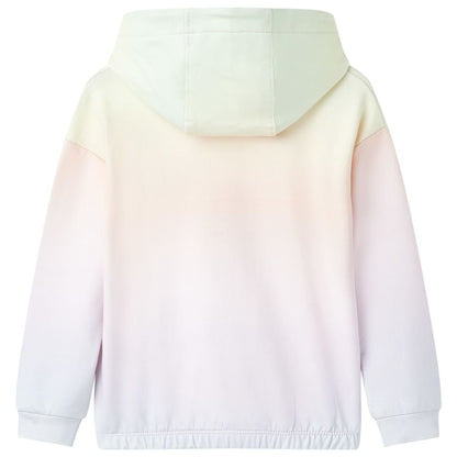 Sweat à capuche enfant blanc 140