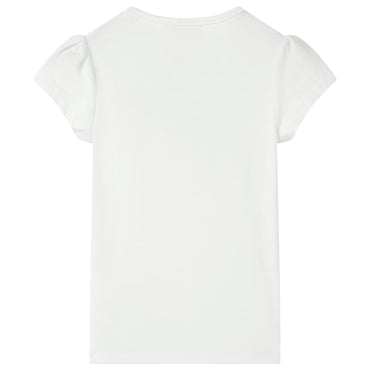 Kinder-T-Shirt Ecru 140