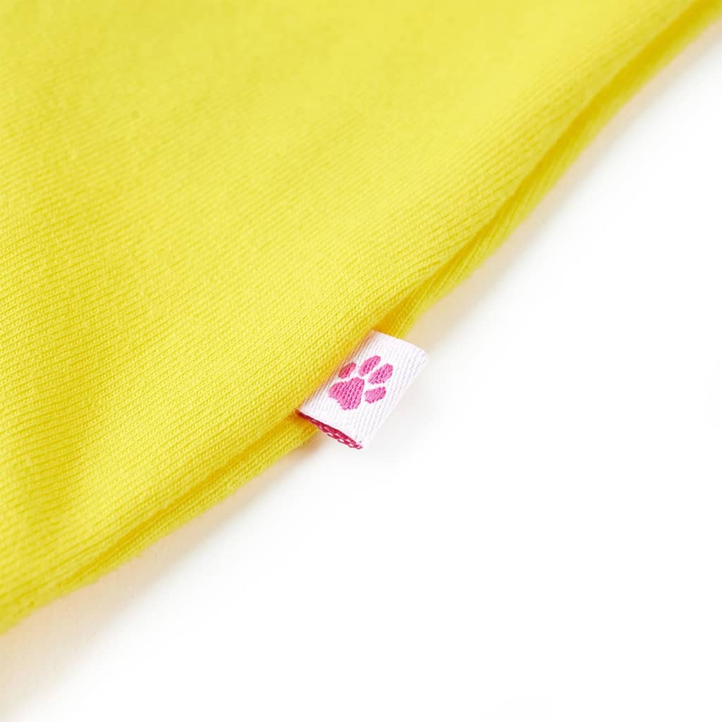 T-shirt enfant jaune vif 140