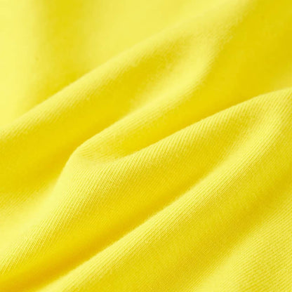T-shirt enfant jaune vif 140