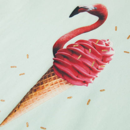 Kinder-T-Shirt Helles Minzgrün 140