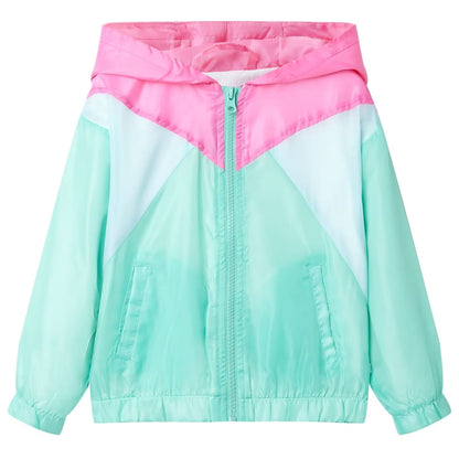 Veste à capuche zippée pour enfant Multicolore 128
