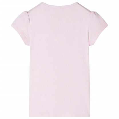 Kinder-T-Shirt mit Flügelärmeln Zartrosa 104