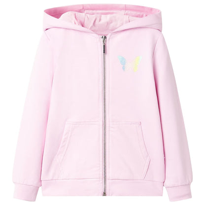 Sweat à capuche enfant Rose clair 92