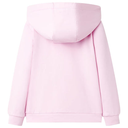 Sweat à capuche enfant Rose clair 92