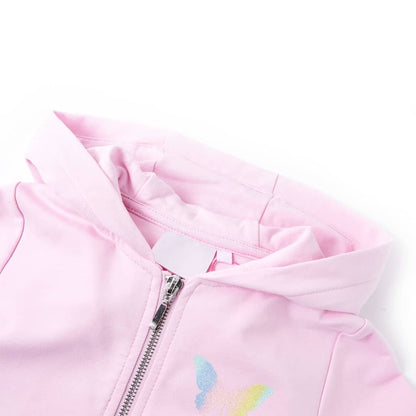 Sweat à capuche enfant Rose clair 92