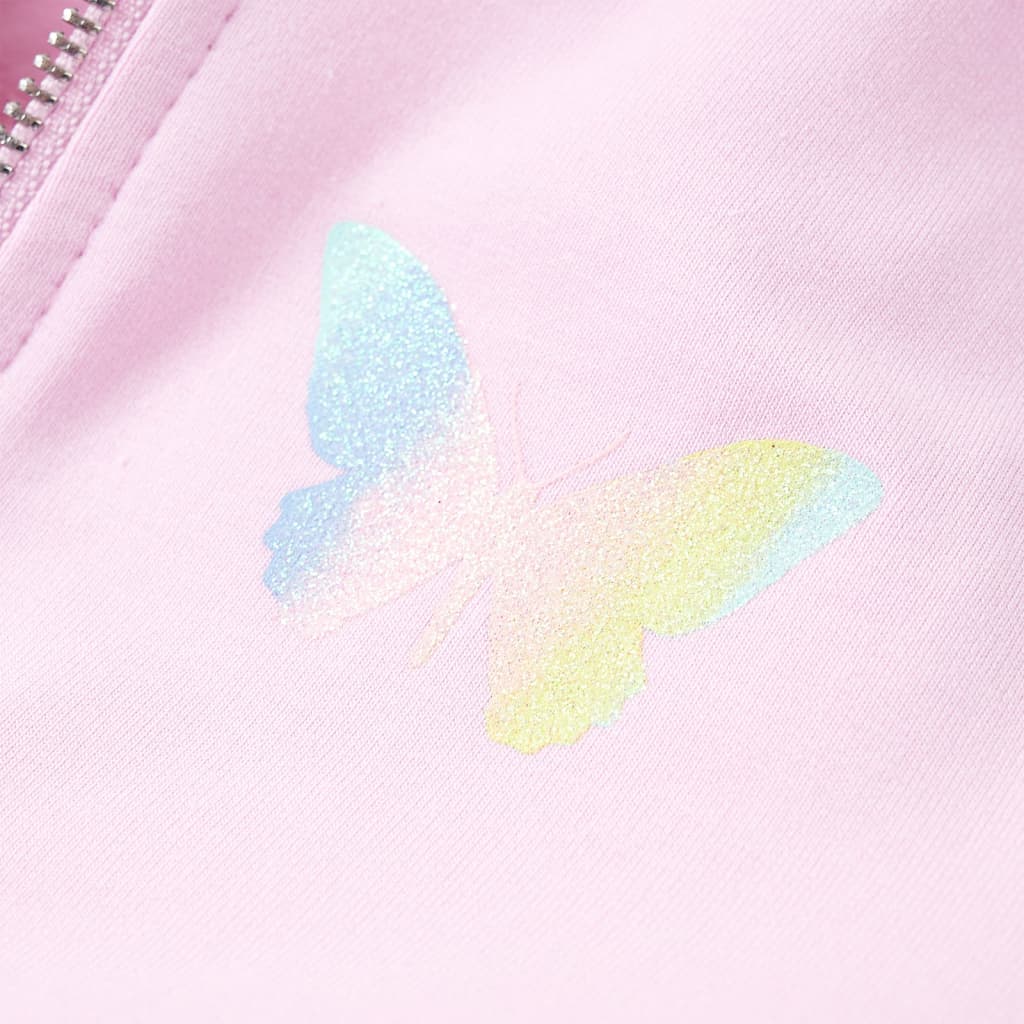Sweat à capuche enfant Rose clair 92